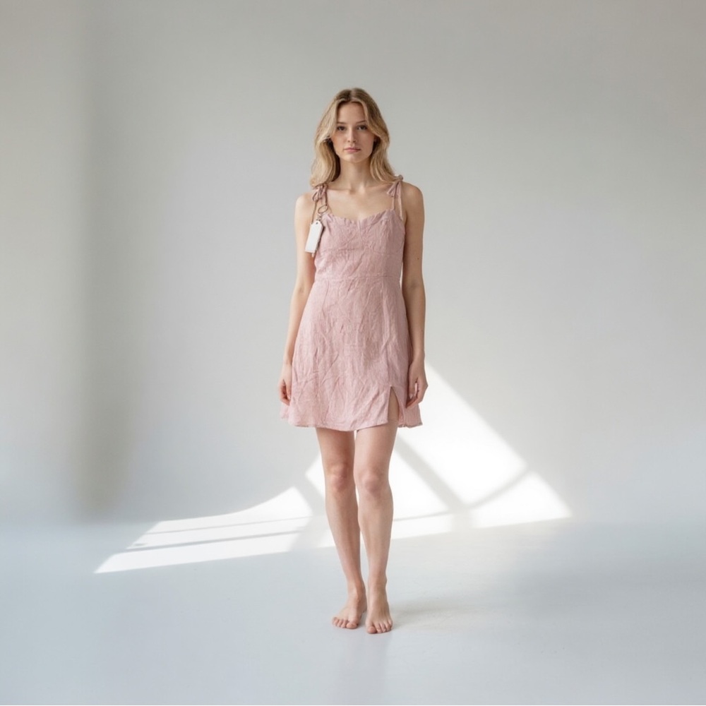 Aeropostale Light Pink Casual Dress - Picture 2 of 5